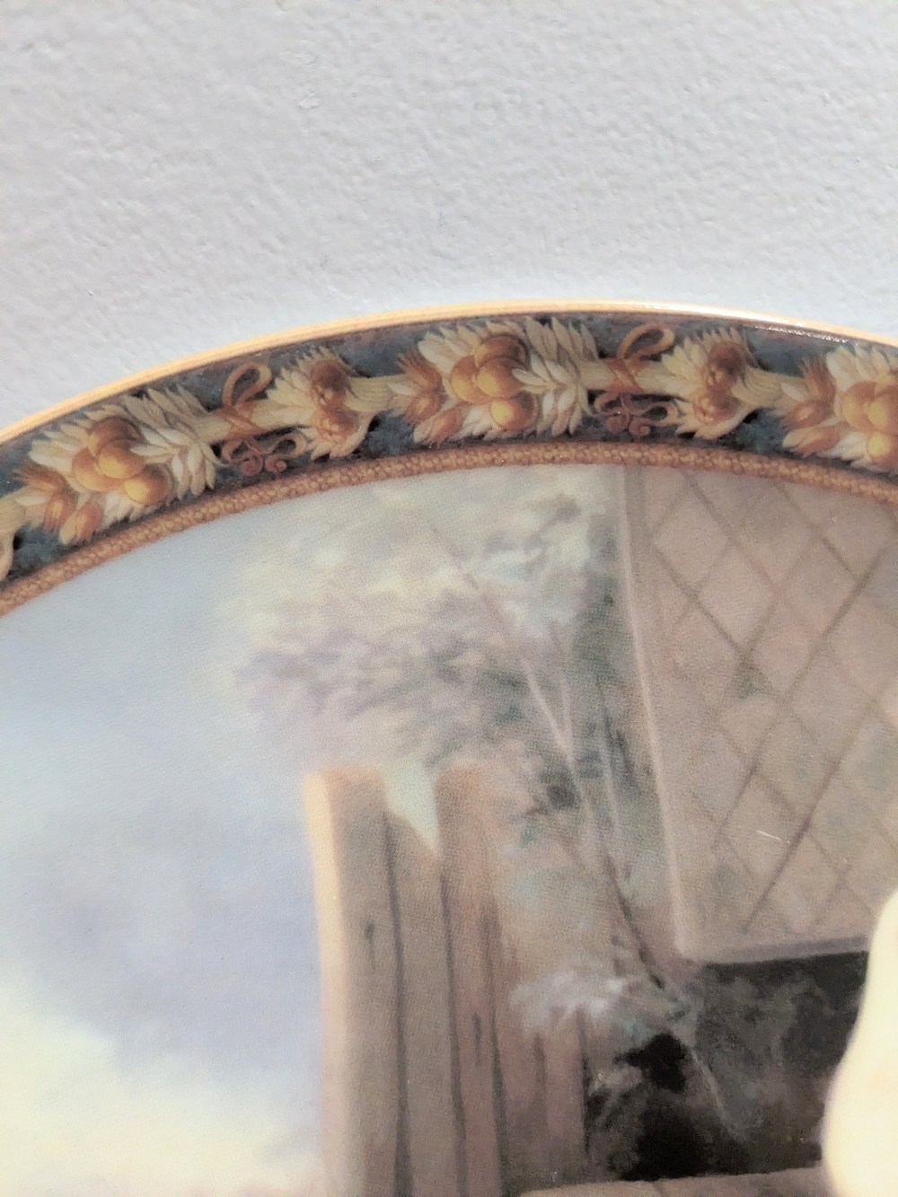 Rustic Chicken Family Decorative Plate - Multi-Color - Picture 5 of 6